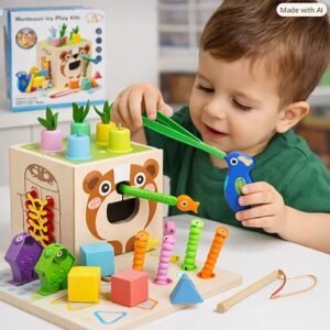 Caja didáctica multifuncional – Montessori Play Kit