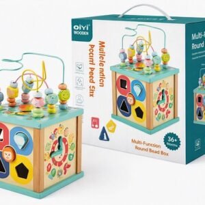 Cubo Multifunciones con Laberinto Didáctico