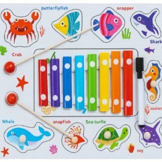 Xilófono con encajable – Animales marinos