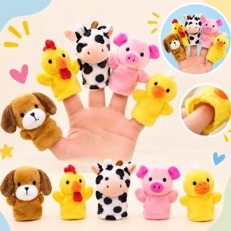 Títeres de dedo – Animales x5